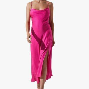 ASTR The Label Strappy Cowl Neck Slip Dress